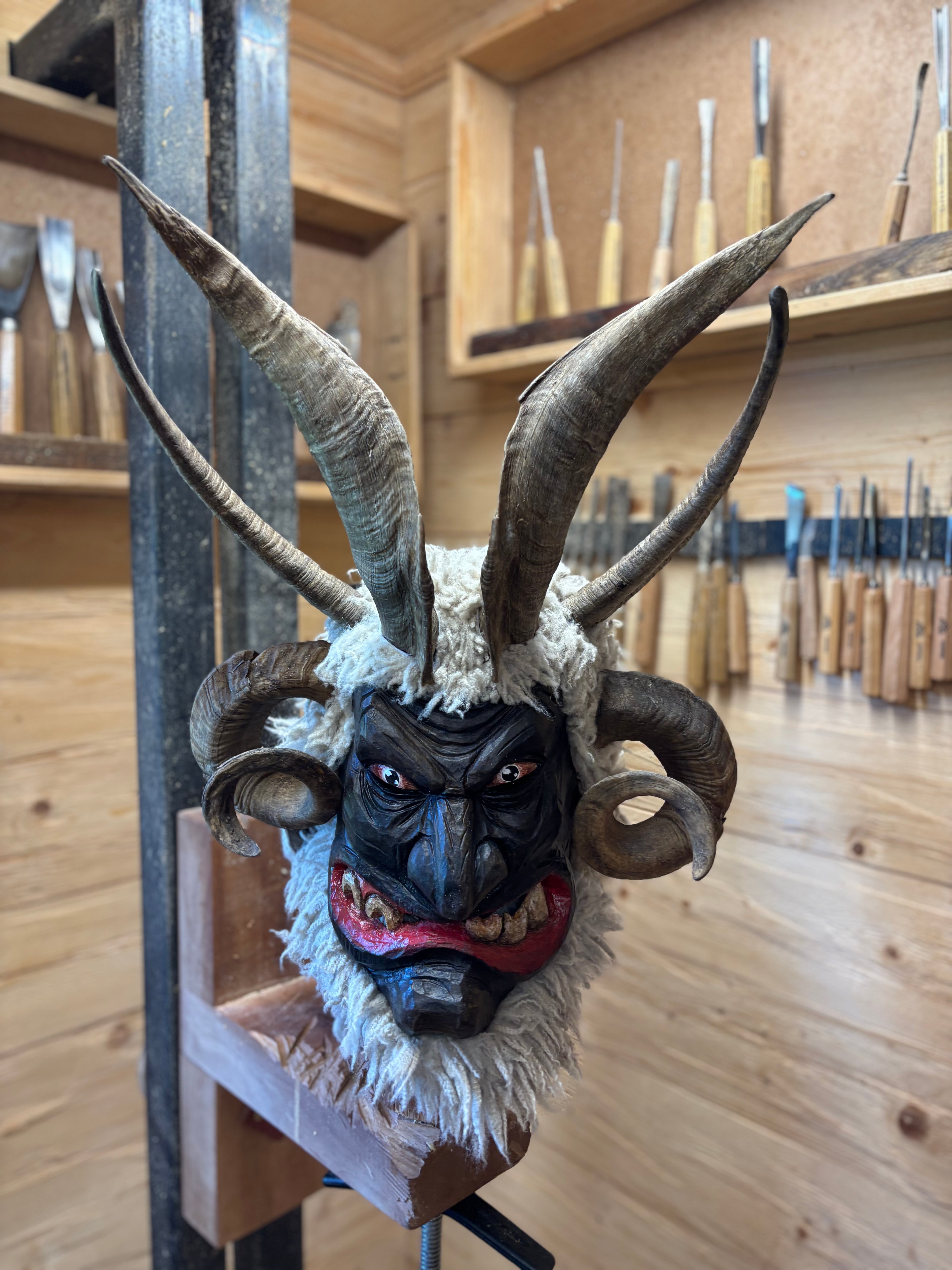Perchtenmaske klein