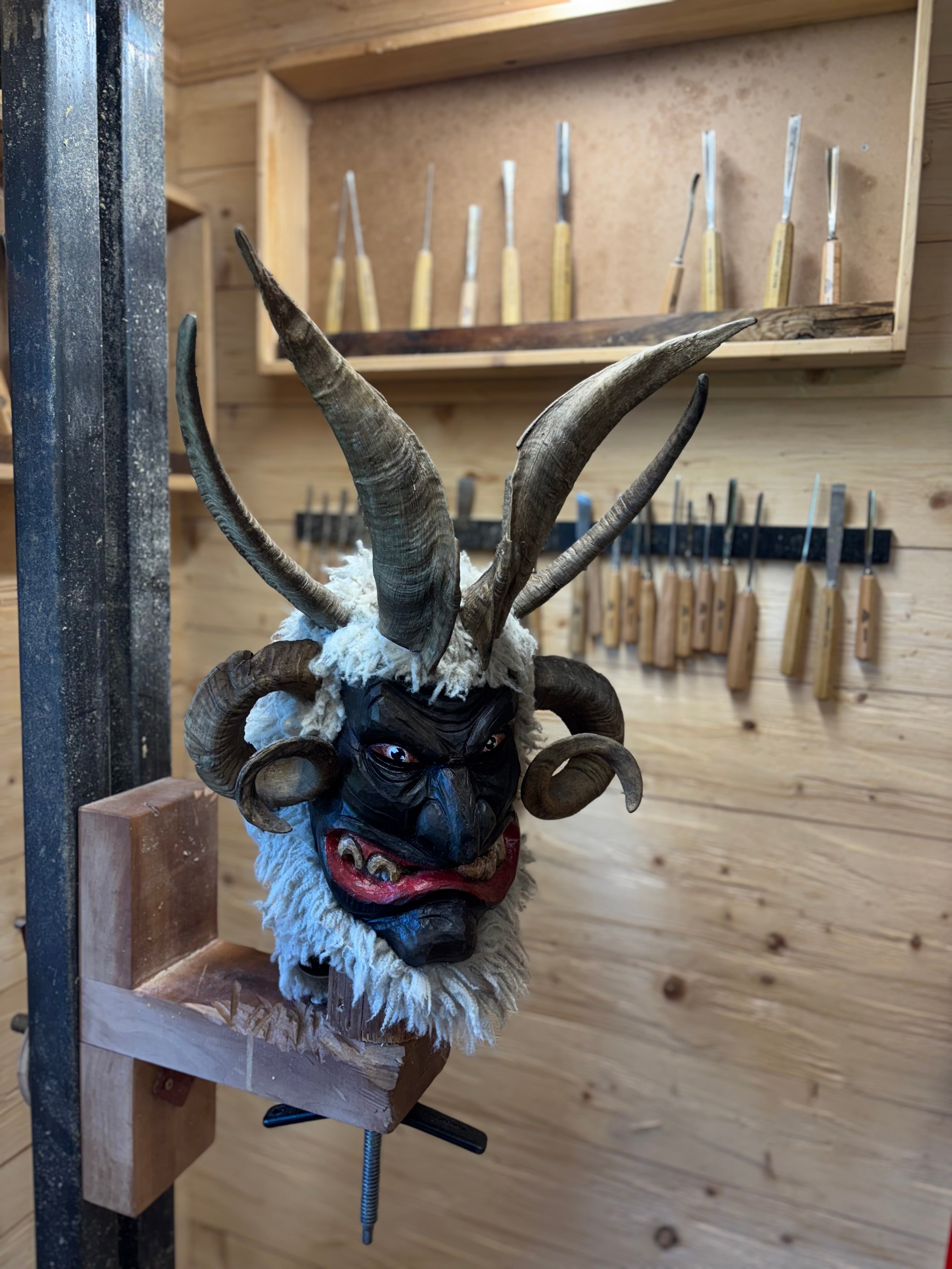Perchtenmaske klein