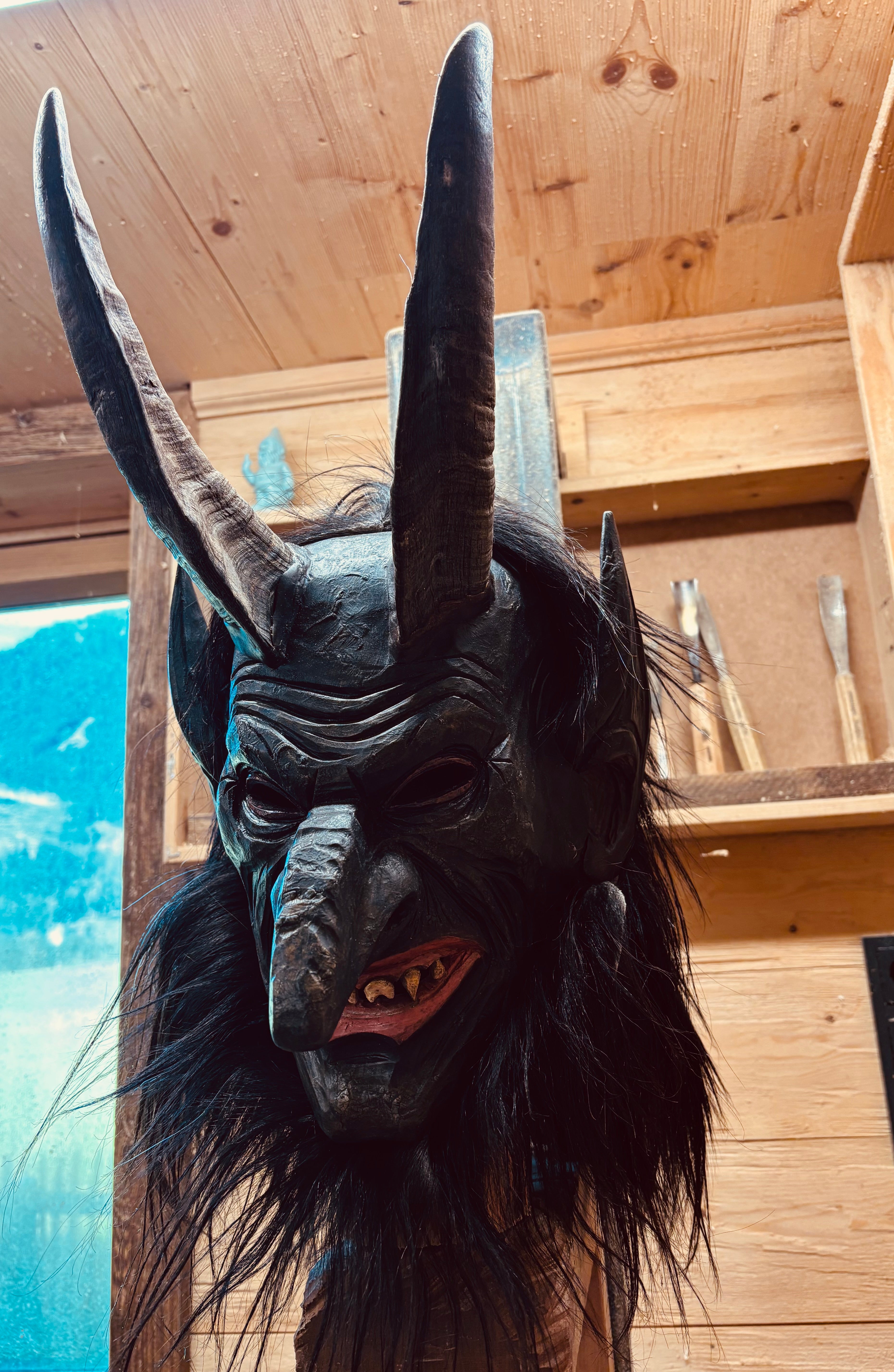 Neue Krampusmaske von Kratzer Loavn