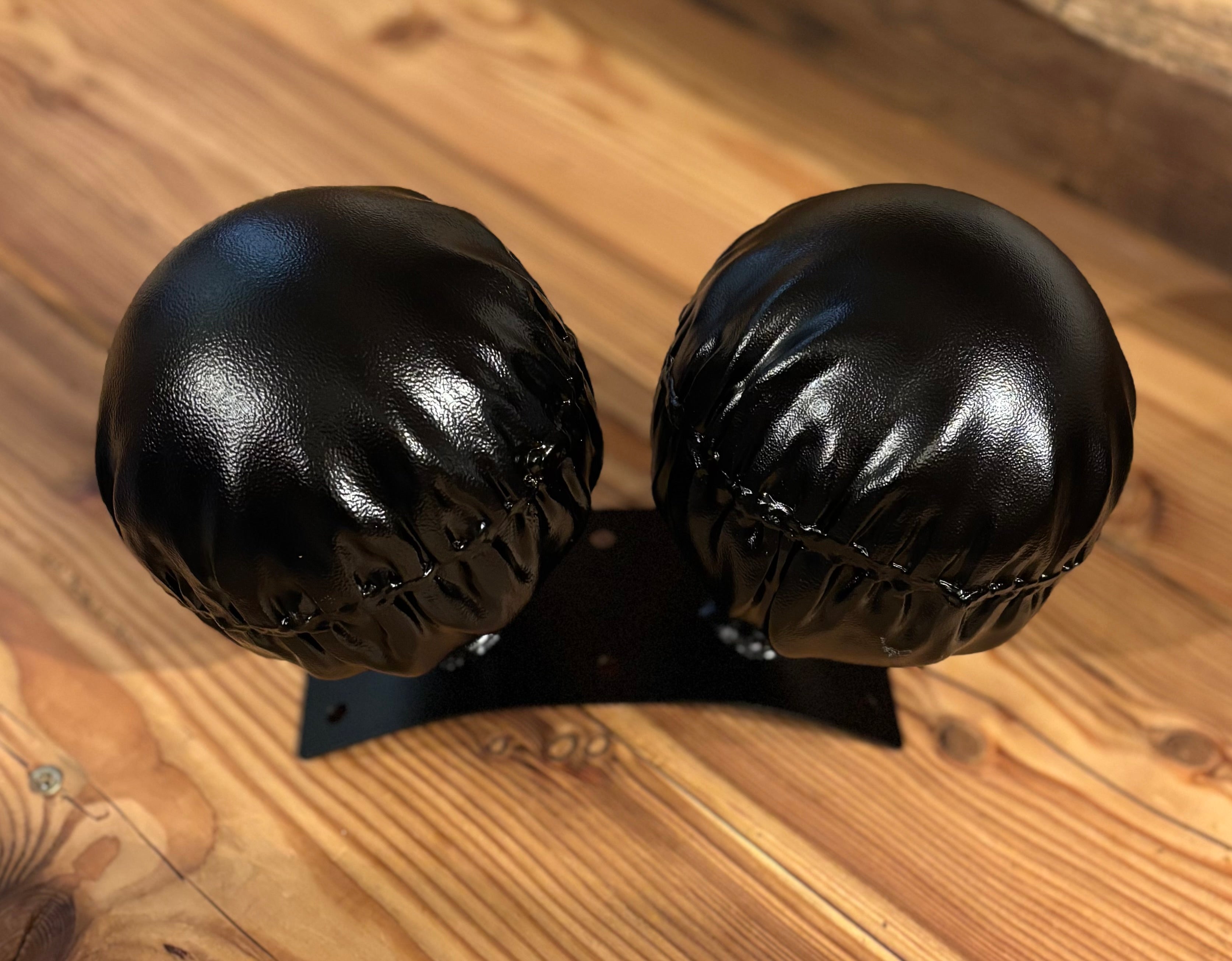 Doppelschellen schwarz klein